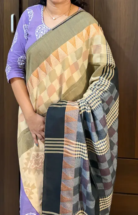 Pochampalli Cotton Saree